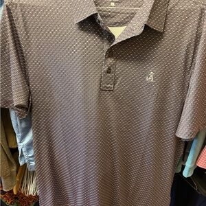7 Diamonds Men's Patterned Polo Shirt - L